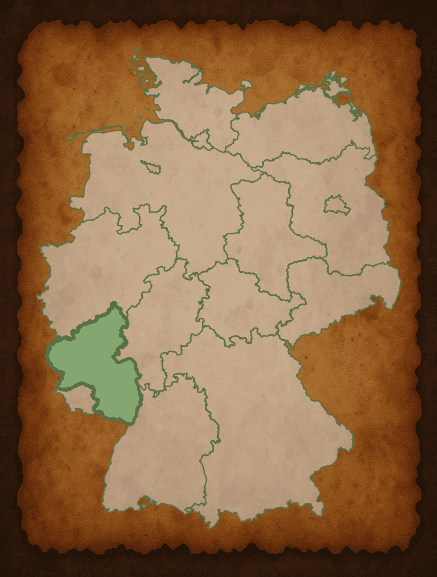 Kaart van Rijnland-Palts