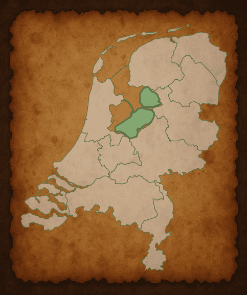 Kaart van Flevoland