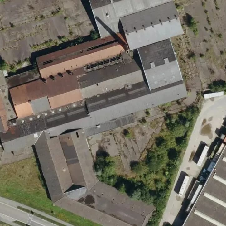 Verlaten Dakpannen Fabriek