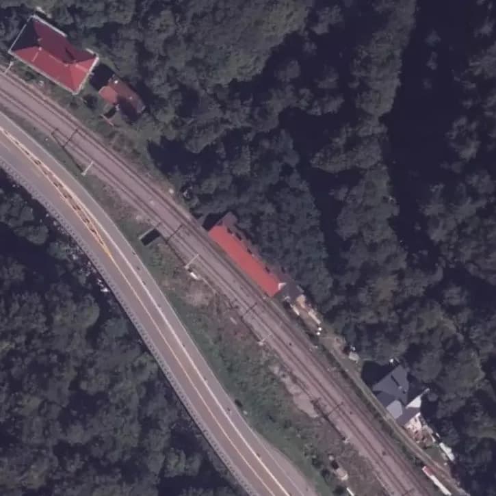 Verlaten Treinstation	