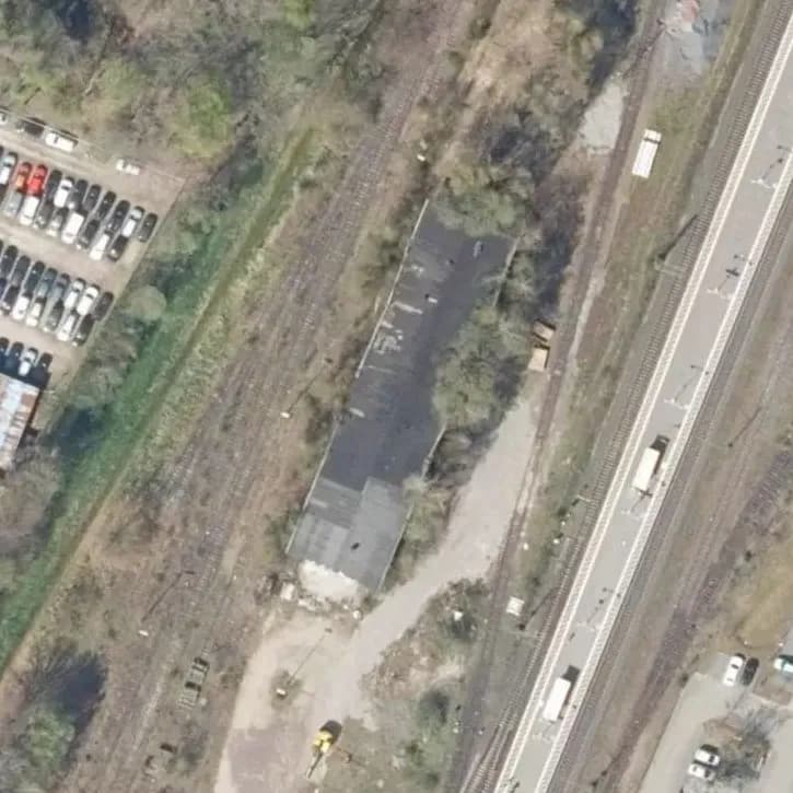 Verlaten Treinstation	