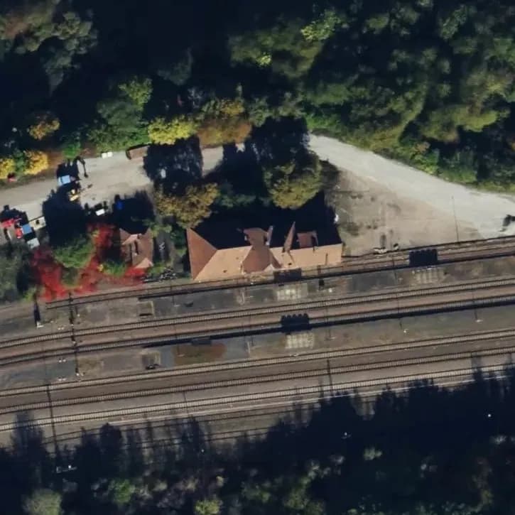 Verlaten Treinstation